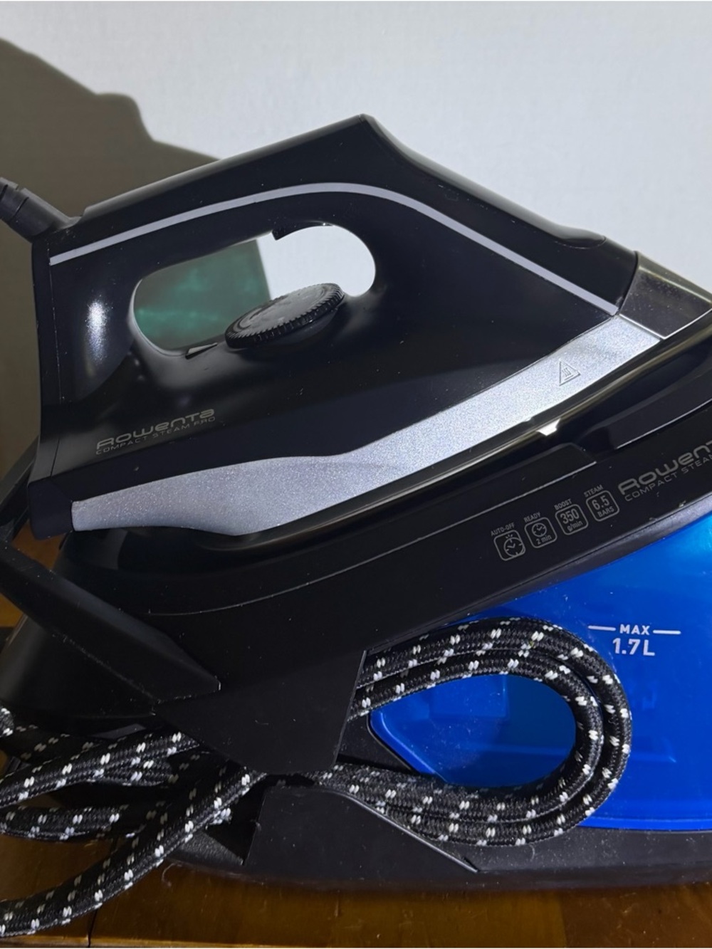 Rowenta Compact Steam Pro, a professional-grade steam generator iron